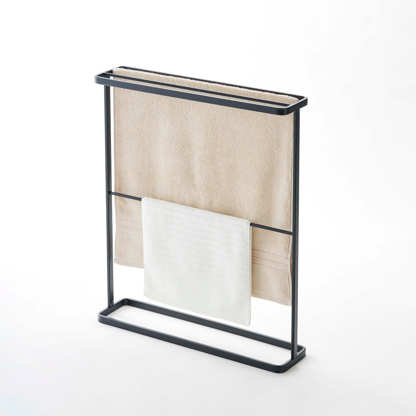 Prop photo showing Bath Towel Hanger with various props.