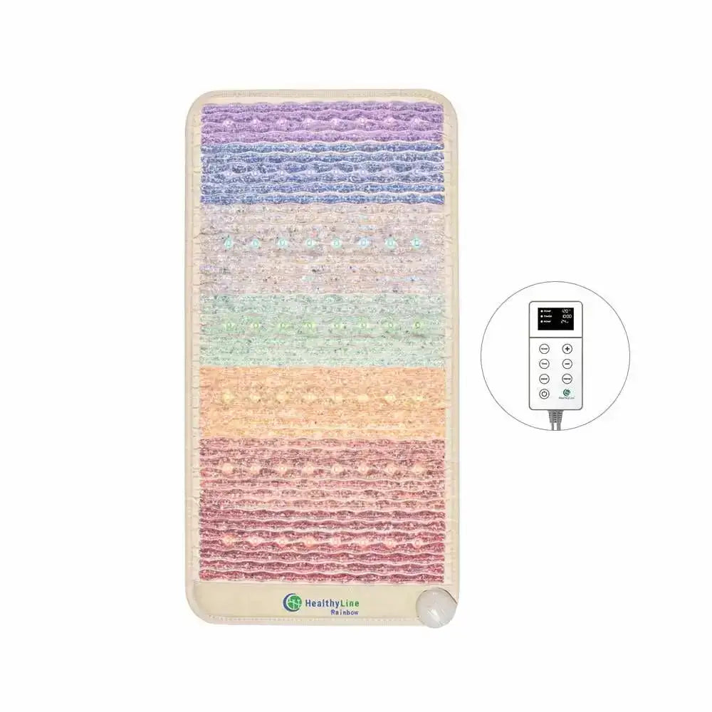 HealthyLine Rainbow Chakra Mat™
Small 4020 Firm - Photon PEMF Inframat Pro® 3rd Edition