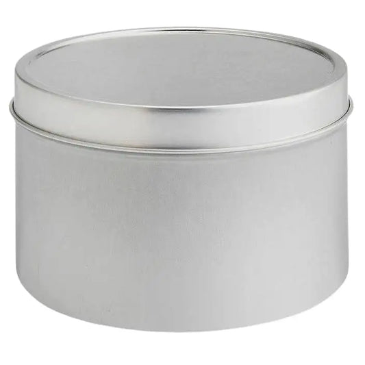 Deep Metal Wax Tin Empty - Round - 14 oz