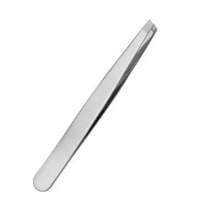 Stainless Steel Eyebrow Tweezers - Slanted