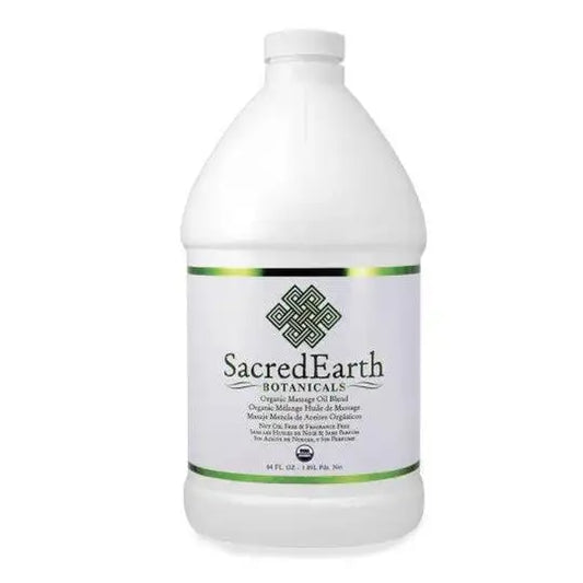 Sacred Earth Organic Massage Oil Blend 1/2 Gallon