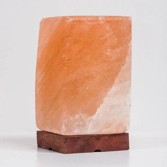 Carved Himalayan Salt Lamps-Cube