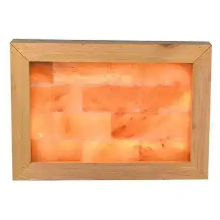 Touch America Salt Wall Frame 9-Blocks Himalayan salt feature wall