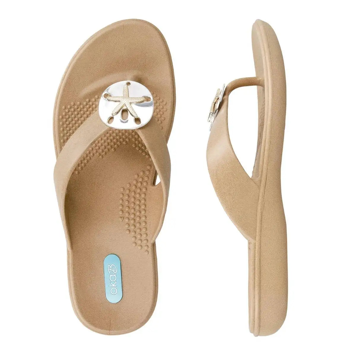 Oka-B Slippers Sandy Chai- M