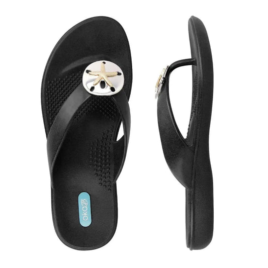 Oka-B Slippers Sandy Licorice- S