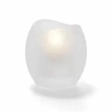 Satin Crystal Pixel Glass Tealight Lamp