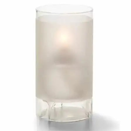 Satin Crystal Wysp Cylinder Glass Lamp