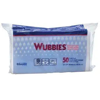 Wubbies Embossed Towels 12x24 White 2 ply
