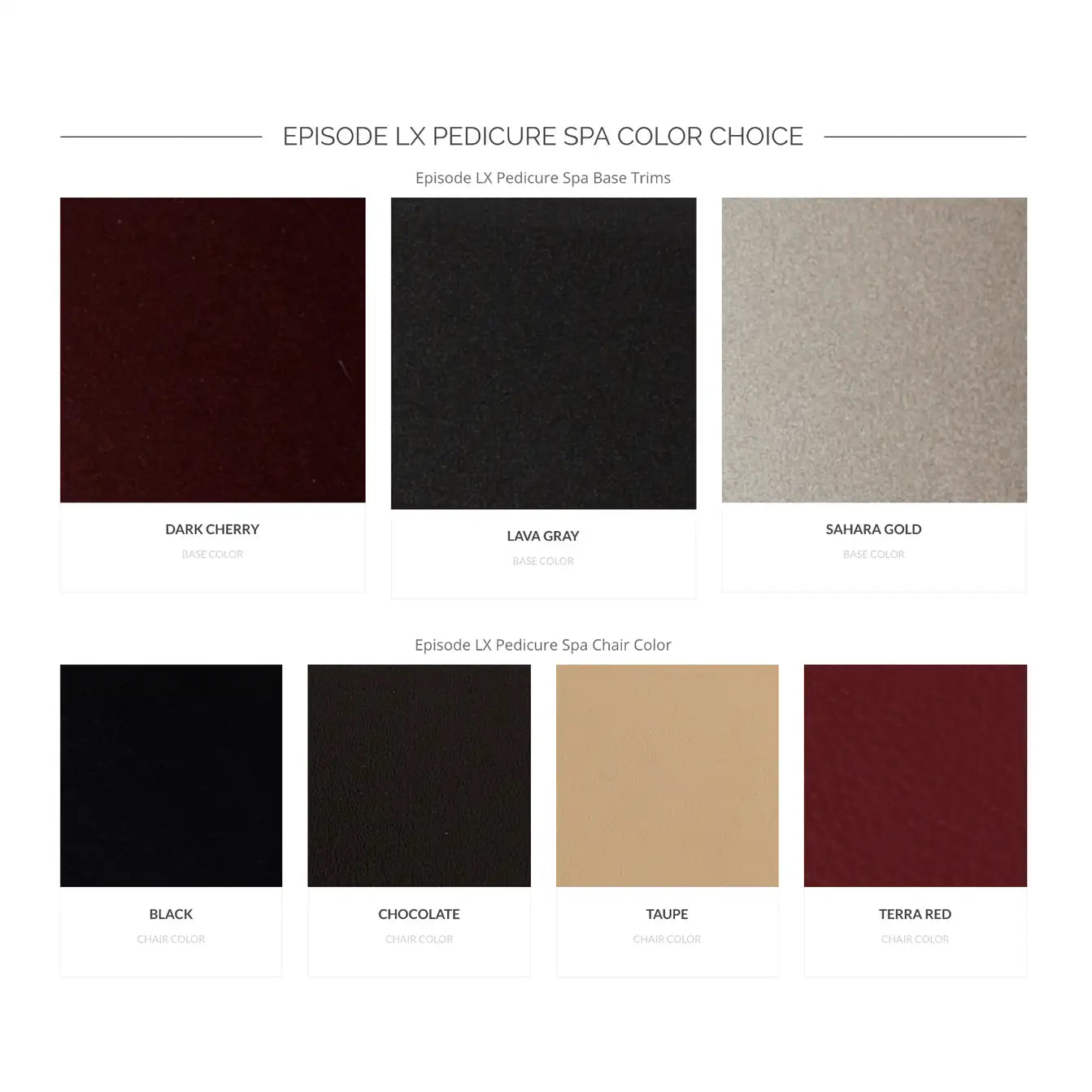 Episode LX Pedicure Chair