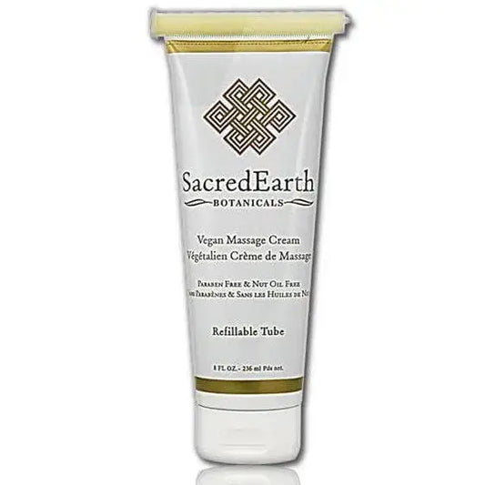 Sacred Earth Empty Labeled Cream Tube with Clamp