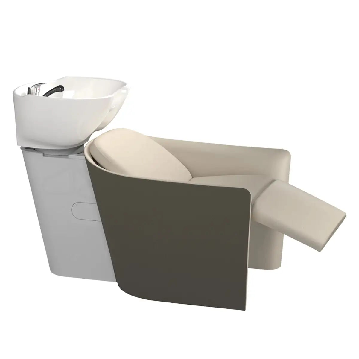 Gamma & Bross QL Wash E shampoo station in gun beige - main view