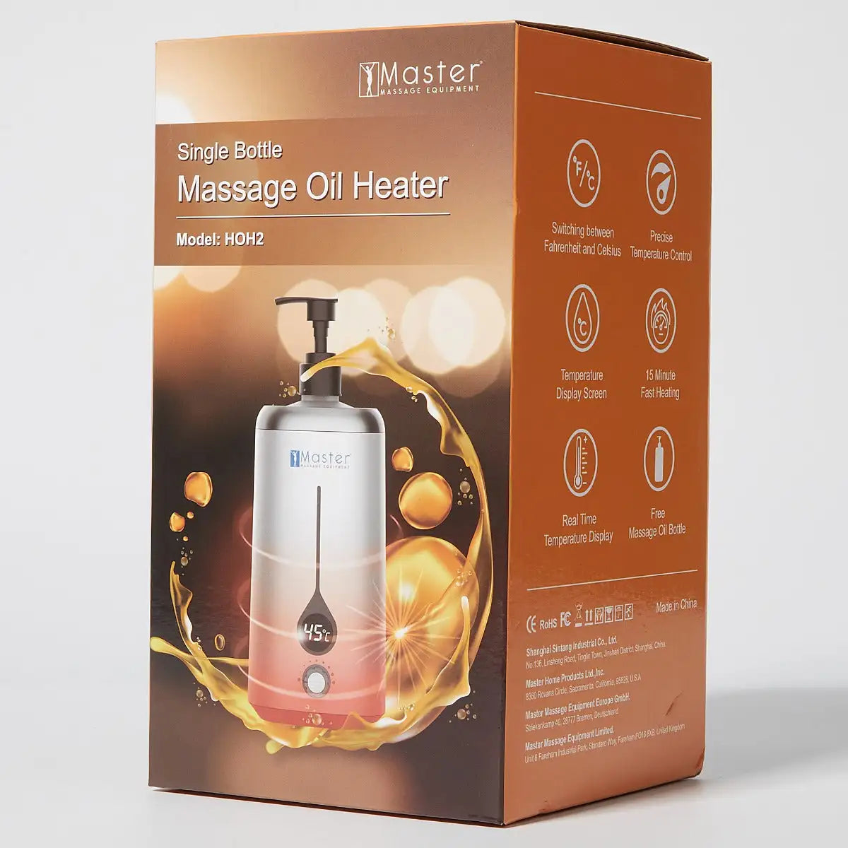 Master Massage Gen-II Single Bottle Oil Warmer
