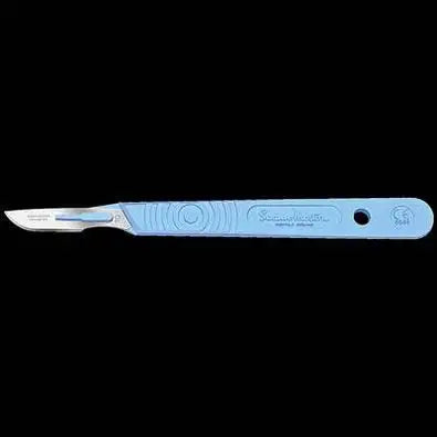 Swann Morton #10 Disposable Dermaplaning Scalpel with Blue Handle, Sterile-10 Count