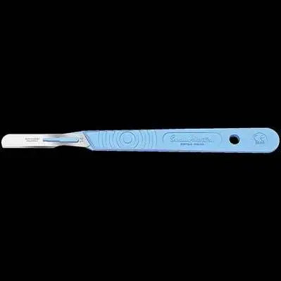 Swann Morton #14 Disposable Dermaplaning Scalpel with Blue Handle, Sterile-10 Count