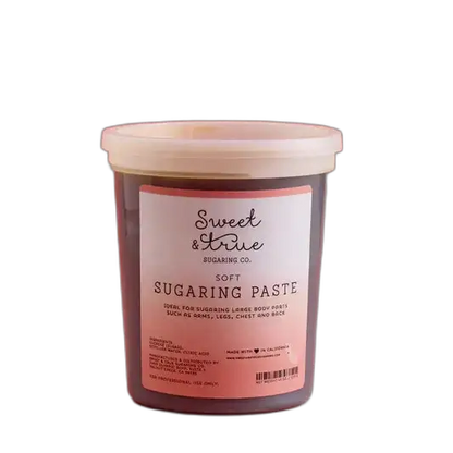 Sweet & True Sugaring Paste Soft 43 oz jar for cool rooms and large body areas