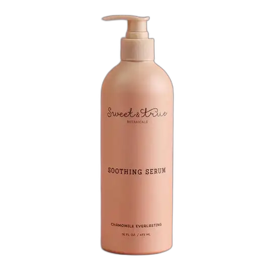 Sweet & True Soothing Serum Calming Chamomile 16 oz post-sugar calming bottle