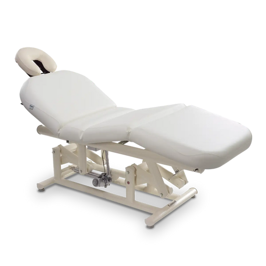 LEMI Sosul Top 3 Motor Essential Electrically Adjustable Height, Leg and Back Multifunctional Spa Table With Foot Pedal Control