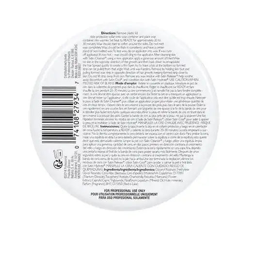 Satin Smooth Wild Cherry and Vitamin E Hard Wax - 14 oz