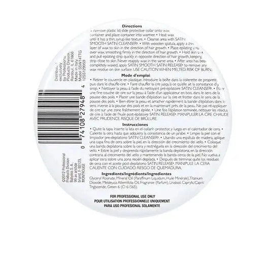 Satin Smooth Tea Tree Infused Cream Soft Wax - 14 oz