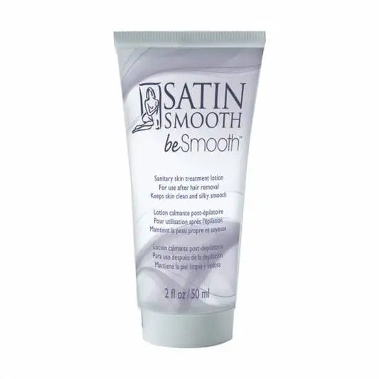 Satin Smooth beSmooth Sanitizing Skin Treatment Lotion 2 oz, pre-wax skin prep for licensed estheticians