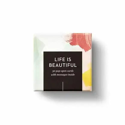 THOUGHTFULLS - LIFE IS BEAUTIFUL Pop-open Affirmation Card Deck