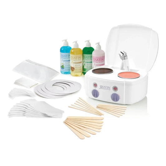 Satin Smooth Double Wax Warmer Kit