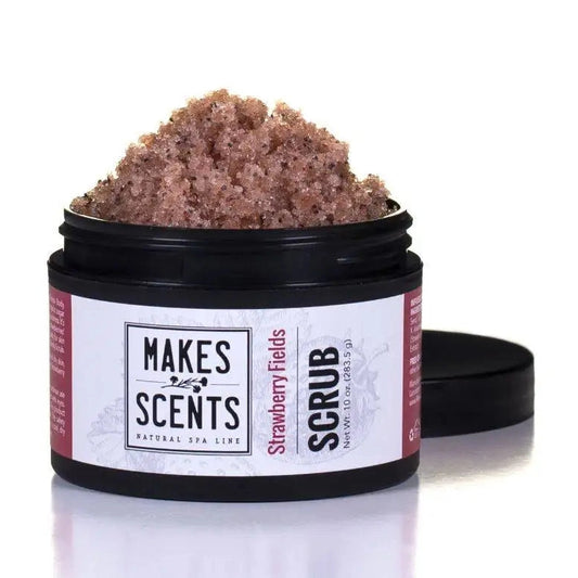 Makes Scents Strawberry Fields Body Scrub - 10 oz