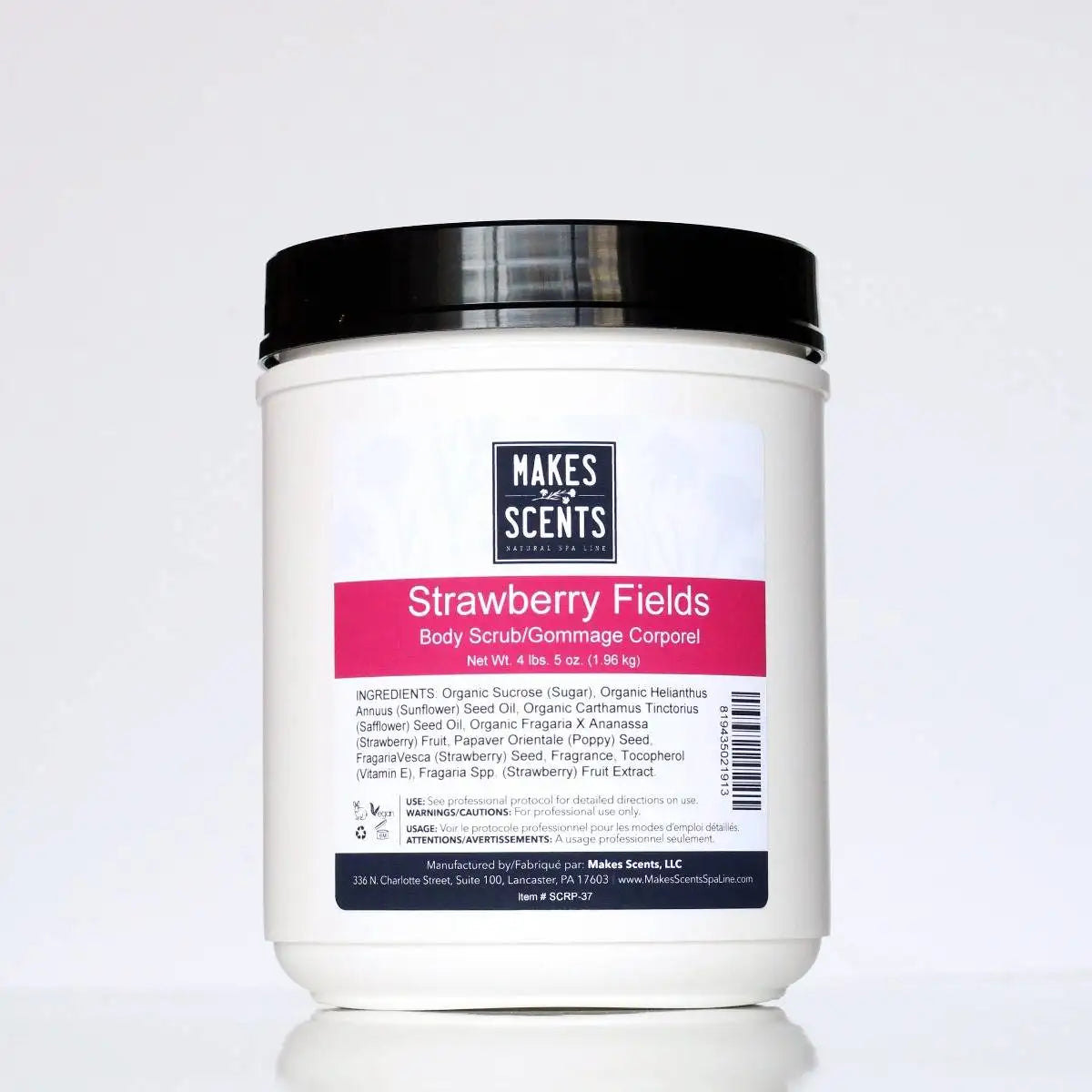 Makes Scents Strawberry Fields Body Scrub - 1/2 gallon