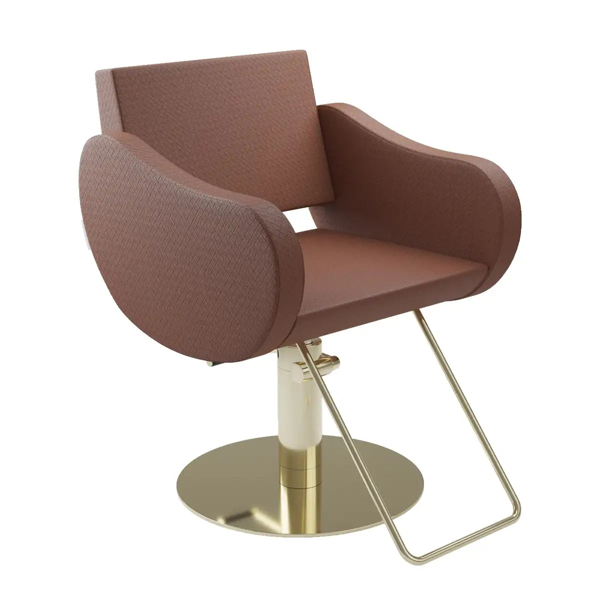 Gamma & Bross CG Fifties Supergold styling chair in gun beige with Supergold base