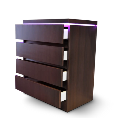 T-Modular Furniture Component: Chest of 4 Extractable Drawers