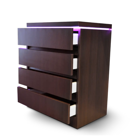 T-Modular Furniture Component: Chest of 4 Extractable Drawers