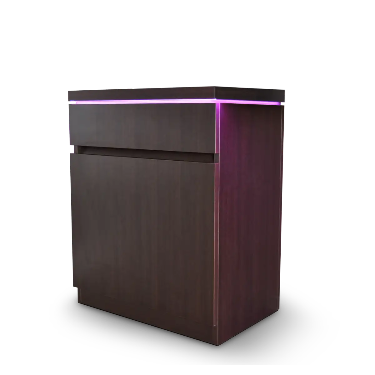 T-Modular Furniture Component: Cabinet with 1 Drawer and 1 Adjustable Shelf - Door Opens to Right