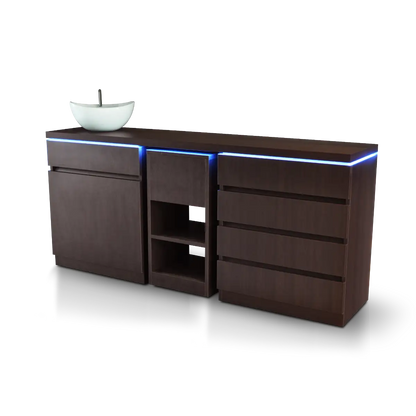 T-Modular Furniture Component: Chest of 4 Extractable Drawers