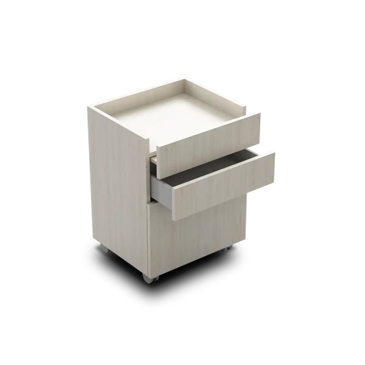 T-Pedi Trolley with Removable Shelf, 1 Drawer and 1 Cabinet