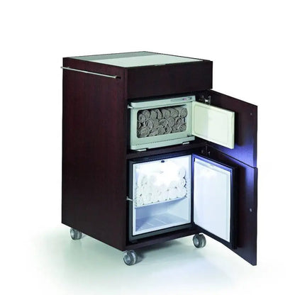 T-Vale All In One Multifunctional Trolley with Hot Cabi, Cold Cabi, Heating Plate, Expandable Drawers