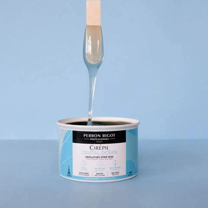 Cirepil Cristal Ocean rosin-free strip wax 14.11 oz tin