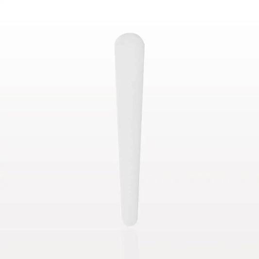 3.25 inch White Tapered Spatula - 50 Count