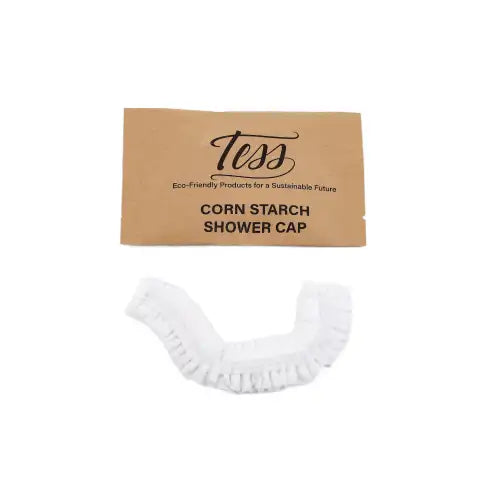Tess Corn Starch Shower Cap - 500 per case