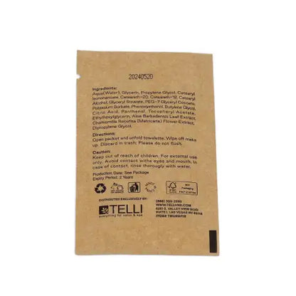 Tess Makeup Remover Wipes - 500 per case