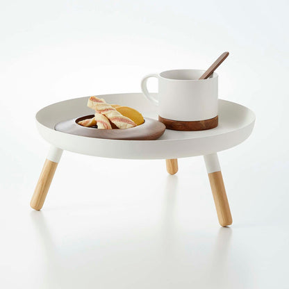 Prop photo showing Countertop Pedestal Tray with various props.