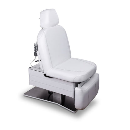 Living Earth Crafts Tribeca medi-spa chair, Linear base, upright with hand control