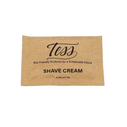 Tess Shave Cream Packet 8gm - 1000 per case
