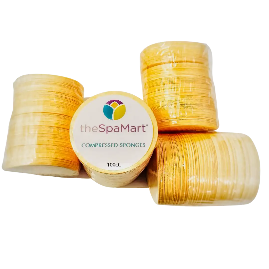 The Spa Mart Compressed Sponges - Cleansing, 100 Count
