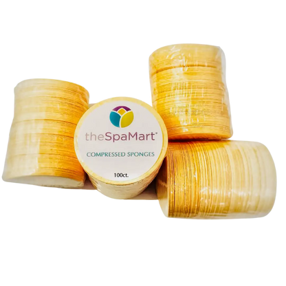 The Spa Mart Compressed Sponges - Cleansing, 100 Count