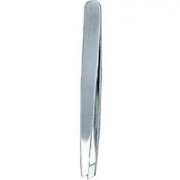Stainless Steel Eyebrow Tweezers - Slanted