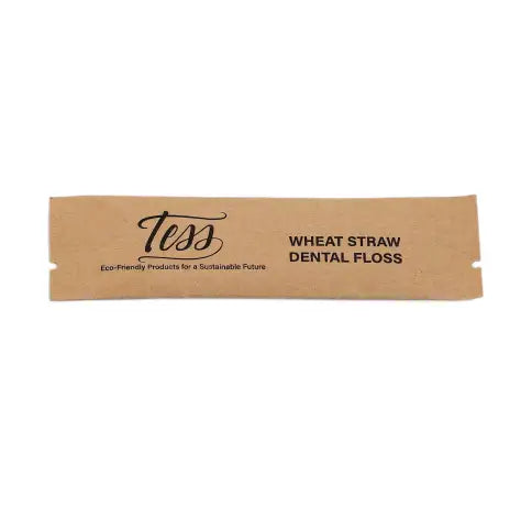 Tess Wheat Straw Dental Floss (2pk) - 500 per case