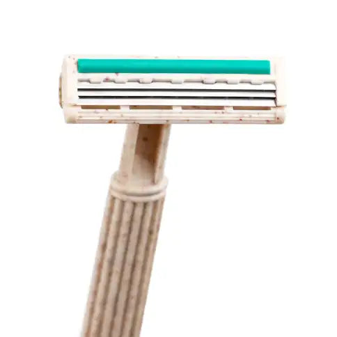 Tess Wheat Straw Triple Blade Razor - 500 per case