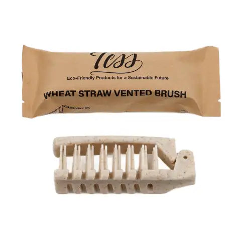 Tess Wheat Straw Vented Brush - 500 per case