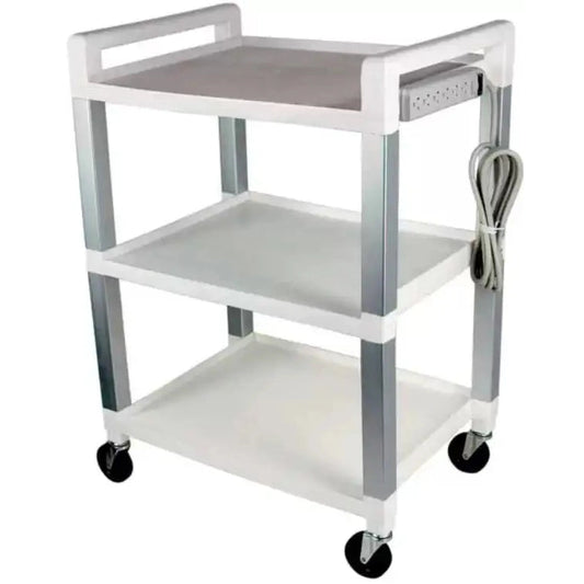 Ideal Poly 3 shelf, 16" x 20" x 29", White