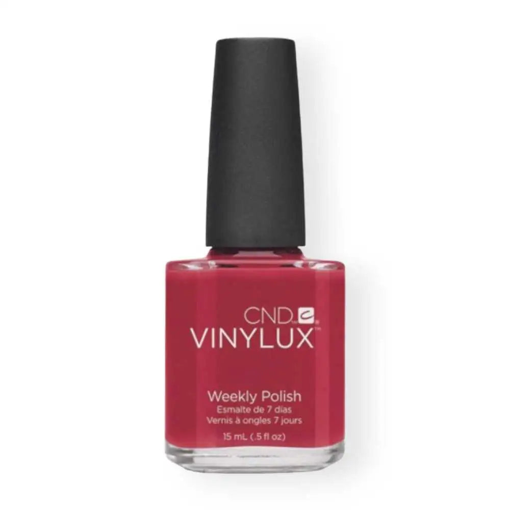 CND VINYLUX Rouge Red #143 0.5 fl oz long wear polish bottle